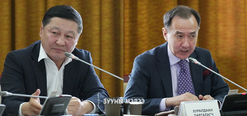Эсрэг, тэсрэг байр суурь: Н.Алтанхуяг, Д.Цогтбаатар